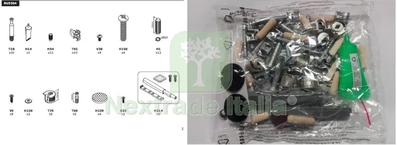 Kit Tavolo SALOTTO-(KIT Montaggio) — Casalinghi e organizzazione — rif. FERX.602191 Kit Tavolo SALOTTO-(KIT Montaggio) — Casalinghi e organizzazione — rif. FERX.602191