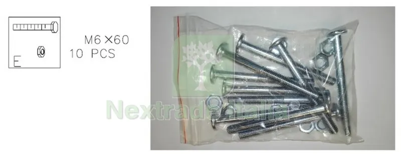 Gazebo BIG Royal MT.4X10 YF-(KIT Vite) — Gazebo e strutture giardino — rif. FERX.602225
