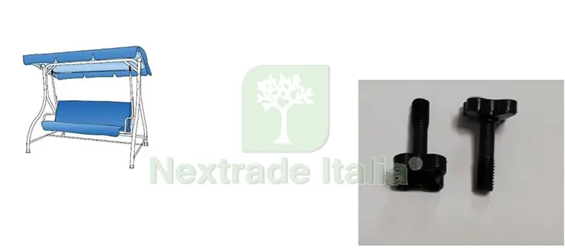Dondolo in Acciaio ROMANTIC-(Mx2PCS) — Tempo libero outdoor — rif. FERX.602229 — foto 2