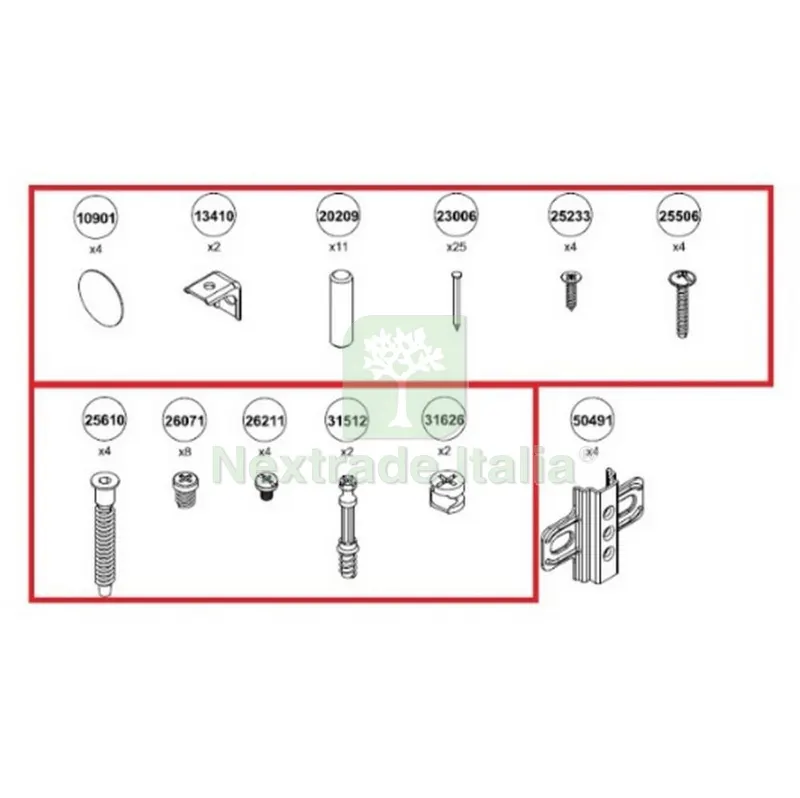 Kit Cucina Mobile Sottolavello(kit Viti) — Sanitari e ceramiche — rif. FERX.602251