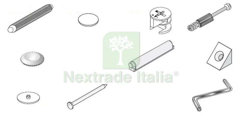 KIT CREDENZA 3ANTE ZAIKEN-(KIT VITI) — Arredo — rif. FERX.602254 — foto 2