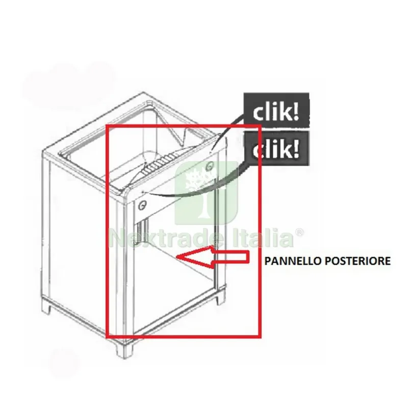 KIT LAVATOIO RESINA BIANCO-(PANNELLO POSTERIORE) — Serrature e cilindri — rif. FERX.602317 KIT LAVATOIO RESINA BIANCO-(PANNELLO POSTERIORE) — Serrature e cilindri — rif. FERX.602317
