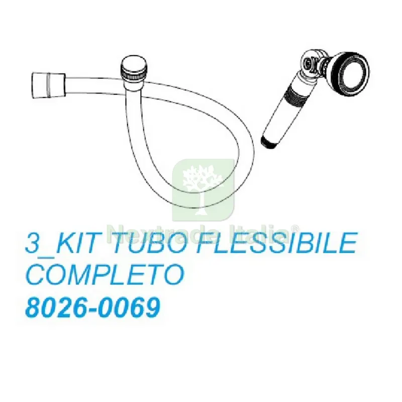 Kit Tubo Flessibile Completo 8026-0069 — Tubi e raccordi — rif. FERX.602489 Kit Tubo Flessibile Completo 8026-0069 — Tubi e raccordi — rif. FERX.602489