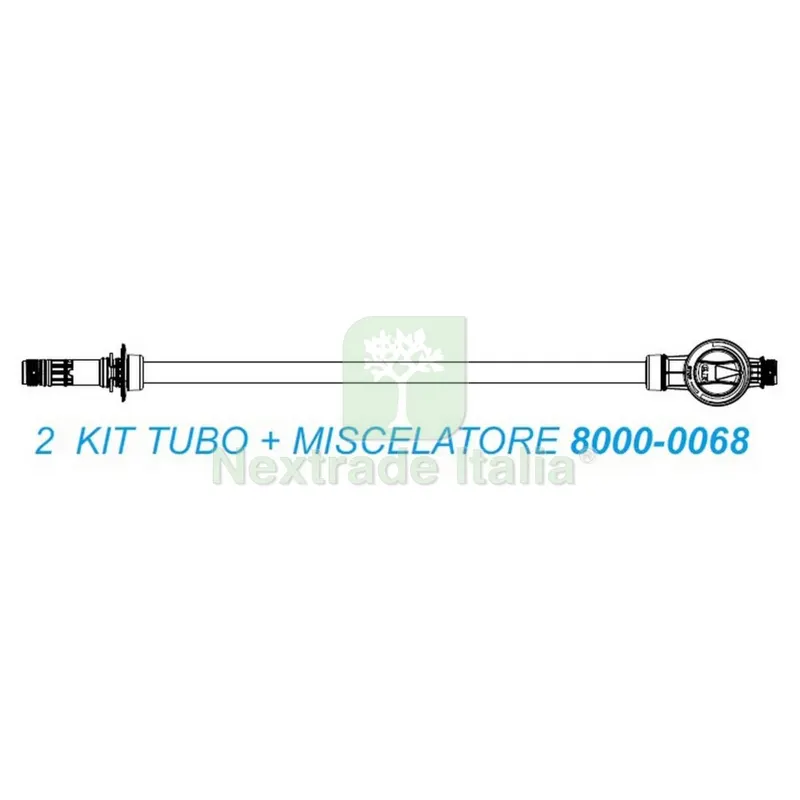 KIT TUBO + MISCELATORE 8000-00688 — Rubinetti e valvole — rif. FERX.602491 KIT TUBO + MISCELATORE 8000-00688 — Rubinetti e valvole — rif. FERX.602491