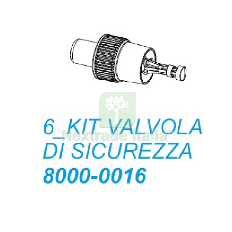Kit Valvola di Sicurezza 8000-0016 — Rubinetti e valvole — rif. FERX.602492