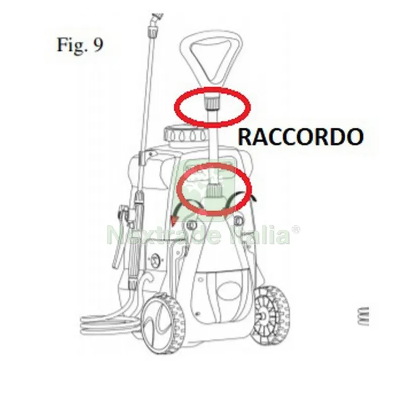 RACCORDO MANICO X POMPA BATTERIA SINISTRA-MD16E — Tubi e raccordi — rif. FERX.602711