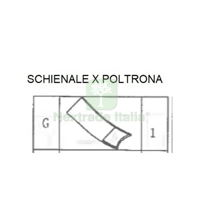 Schienale Poltrona x Salotto Minorca — Arredo — rif. FERX.602744 Schienale Poltrona x Salotto Minorca — Arredo — rif. FERX.602744