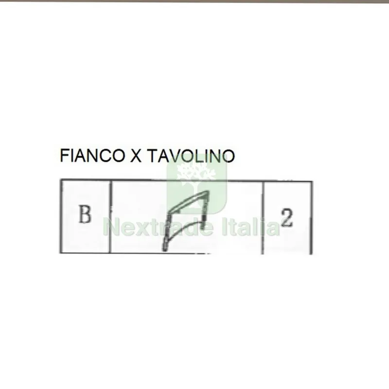 Fianco Tavolino x Salotto Minorca — Arredo — rif. FERX.602745