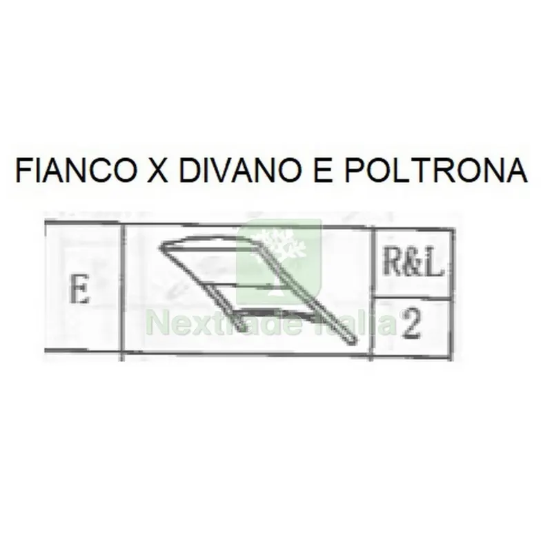 Fianco Destro Divano/Poltrona Salotto Minorca — Arredo — rif. FERX.602747