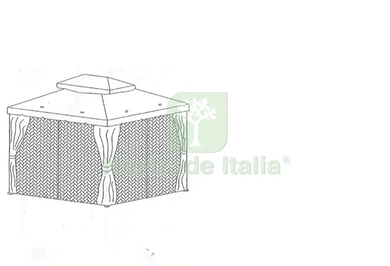 Palo (A)X Gazebo Adventure Magnum 3,6X4,8 — Gazebo e strutture giardino — rif. FERX.602755 — foto 2 Palo (A)X Gazebo Adventure Magnum 3,6X4,8 — Gazebo e strutture giardino — rif. FERX.602755 — foto 2