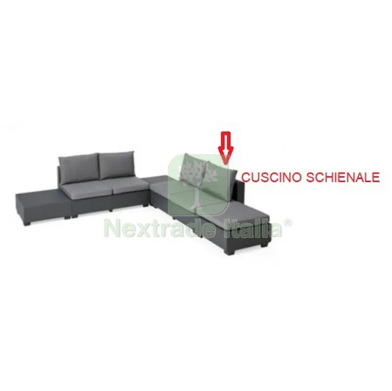 Cuscino Schienale Allibert Salotto Sapporo — Tempo libero outdoor — rif. FERX.602770 Cuscino Schienale Allibert Salotto Sapporo — Tempo libero outdoor — rif. FERX.602770