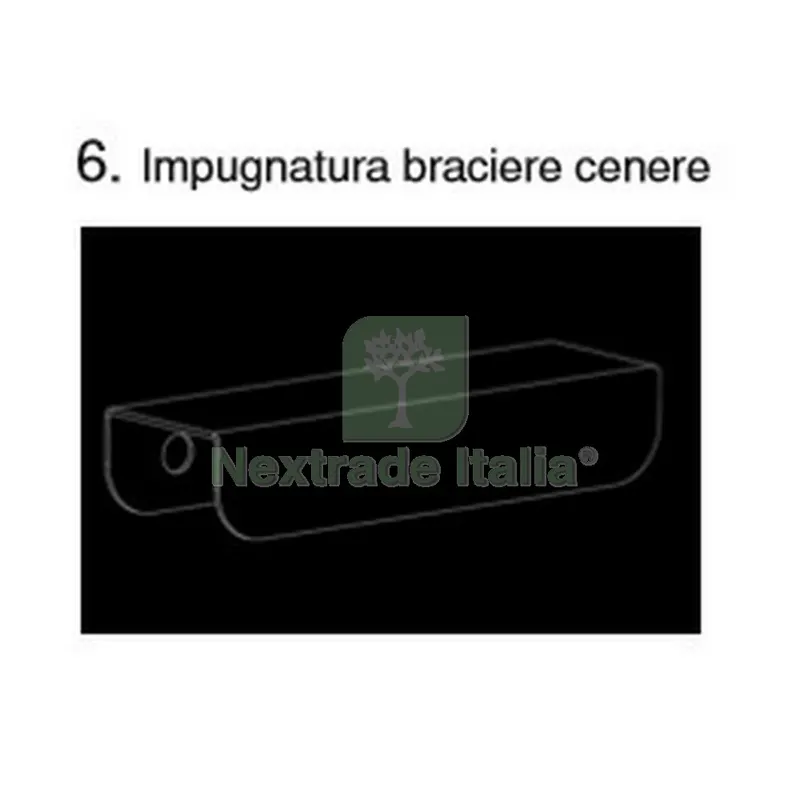 Impugnatura Braciere N. 6 x Barbecue Asado — Stufe e camini — rif. FERX.602793