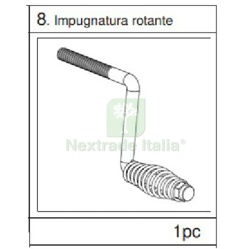Impugnatura Rotante Numero 8 x Barbecue Asado — Tempo libero outdoor — rif. FERX.602794 Impugnatura Rotante Numero 8 x Barbecue Asado — Tempo libero outdoor — rif. FERX.602794