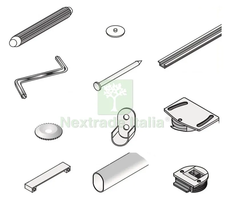 Guida W x Kit Armadio 2 Ante Scorrevoli CM.120X50X200H Rovere/Bianco — Arredo — rif. FERX.602835 — foto 2