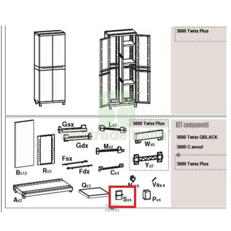 SUPPORTO S X ARMADIO TERRY CWOOD 2ANTE PORTA SCOPE 3680 — Arredo — rif. FERX.602838 SUPPORTO S X ARMADIO TERRY CWOOD 2ANTE PORTA SCOPE 3680 — Arredo — rif. FERX.602838