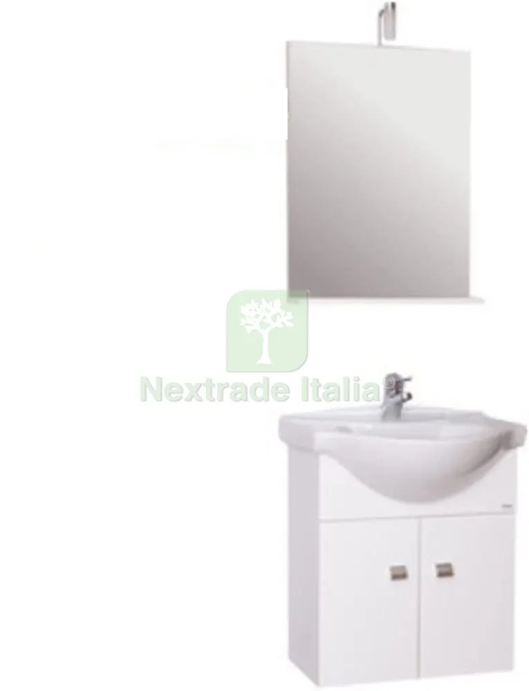Specchio x Mobile Bagno Emma Sospeso Bianco — Accessori bagno — rif. FERX.602934 — foto 2 Specchio x Mobile Bagno Emma Sospeso Bianco — Accessori bagno — rif. FERX.602934 — foto 2