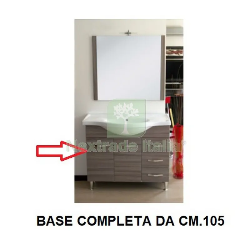 Base Completa x Mobile Bagno Antonella CM.105 Palissandro — Accessori bagno — rif. FERX.602935 Base Completa x Mobile Bagno Antonella CM.105 Palissandro — Accessori bagno — rif. FERX.602935