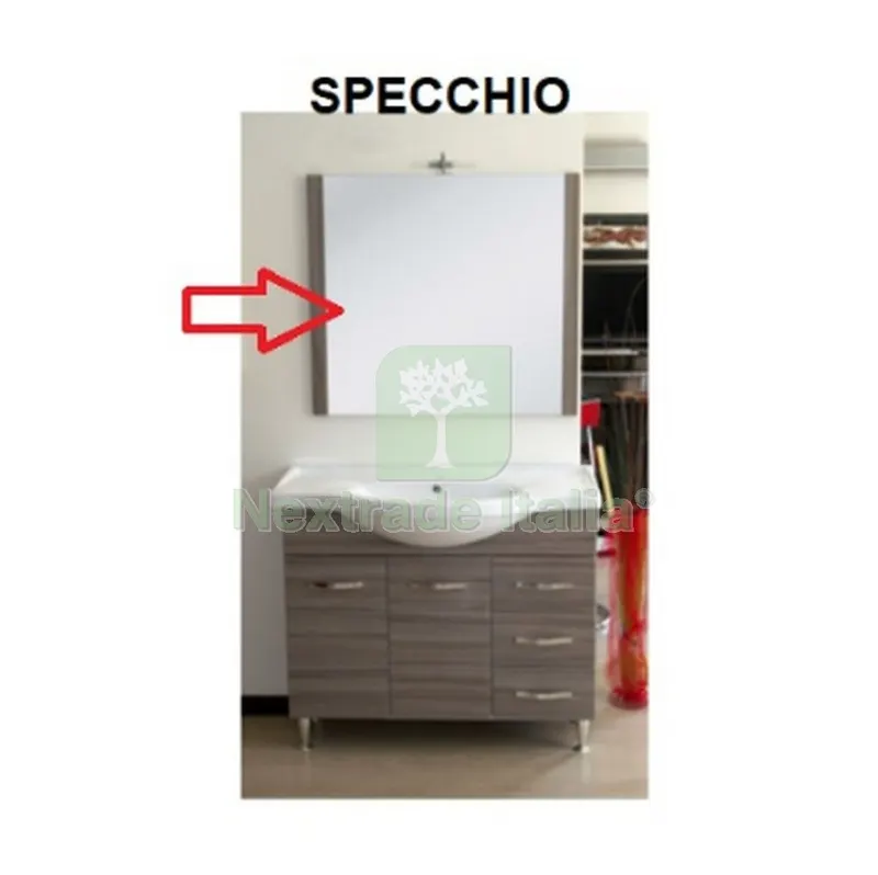 Specchio x Mobile Bagno Antonella CM.105 Palissandro — Accessori bagno — rif. FERX.602936 Specchio x Mobile Bagno Antonella CM.105 Palissandro — Accessori bagno — rif. FERX.602936