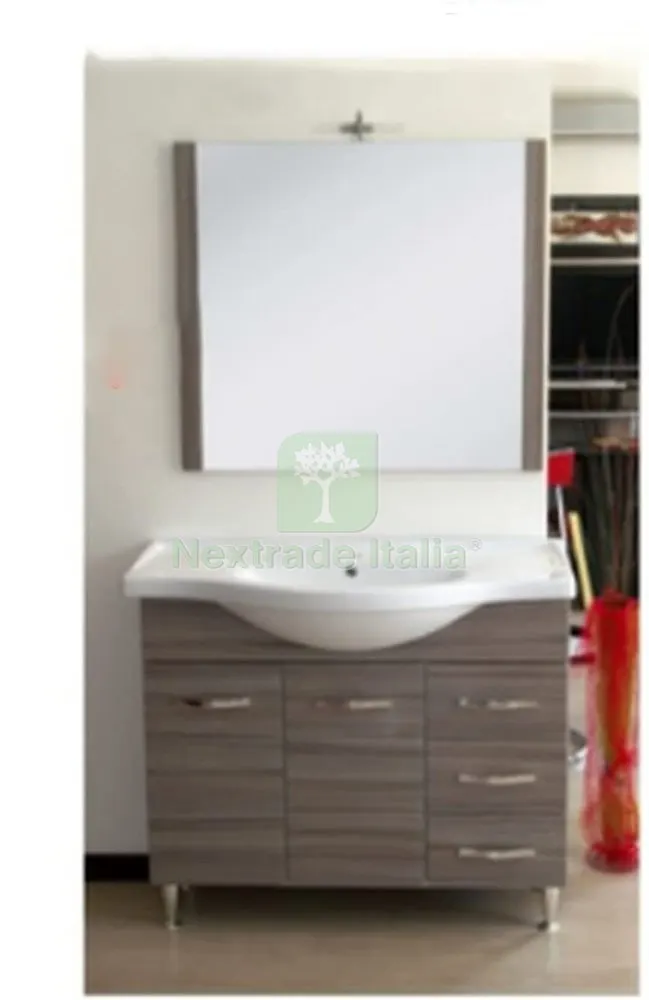 Specchio x Mobile Bagno Antonella CM.105 Palissandro — Accessori bagno — rif. FERX.602936 — foto 2 Specchio x Mobile Bagno Antonella CM.105 Palissandro — Accessori bagno — rif. FERX.602936 — foto 2