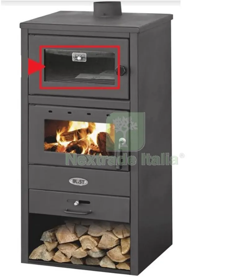 Vetro Forno x Stufa a Legna con Forno MOD. Blist BR — Stufe e camini — rif. FERX.602941 — foto 2 Vetro Forno x Stufa a Legna con Forno MOD. Blist BR — Stufe e camini — rif. FERX.602941 — foto 2