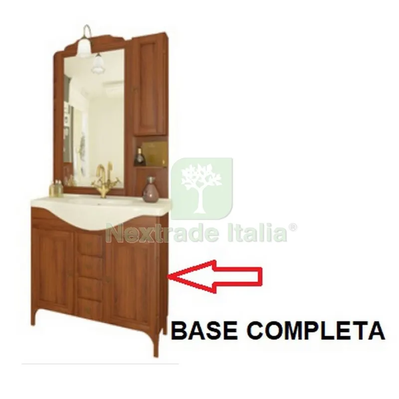 Base Completa x Mobile Bagno Arte Povera Eleonora 85 — Accessori bagno — rif. FERX.602943