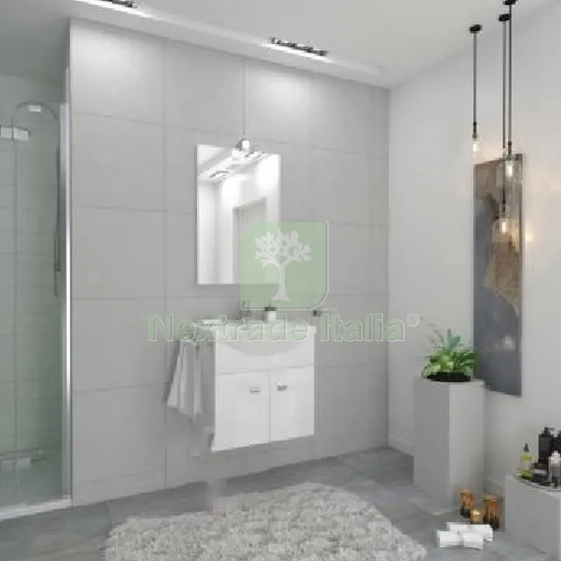 Base x Mobile Bagno Emma Sospeso Bianco — Accessori bagno — rif. FERX.603030 — foto 2 Base x Mobile Bagno Emma Sospeso Bianco — Accessori bagno — rif. FERX.603030 — foto 2