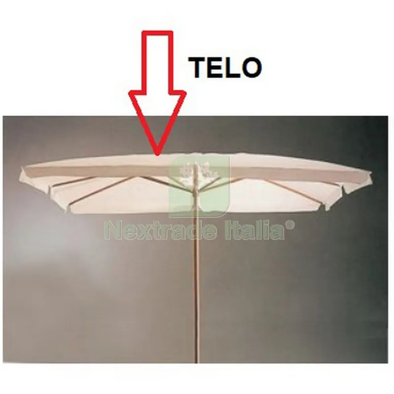 Telo x Ombrellone in Legno CM. 300X400-8-48 Bianco — Tempo libero outdoor — rif. FERX.603051 Telo x Ombrellone in Legno CM. 300X400-8-48 Bianco — Tempo libero outdoor — rif. FERX.603051