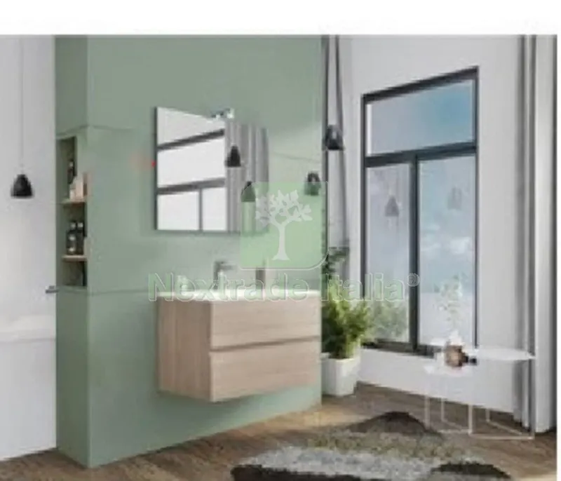 Specchio x Mobile Bagno NEW Splash CM.80 Rovere Grigio — Accessori bagno — rif. FERX.603069 — foto 2 Specchio x Mobile Bagno NEW Splash CM.80 Rovere Grigio — Accessori bagno — rif. FERX.603069 — foto 2