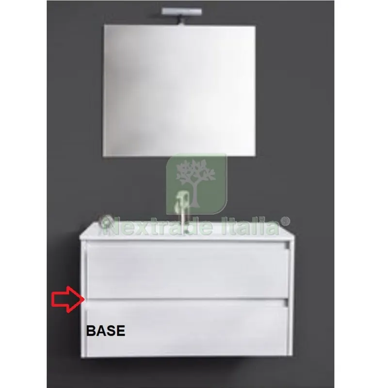 Base x Mobile Bagno Federica CM.90 Bianco Portuna — Accessori bagno — rif. FERX.603079