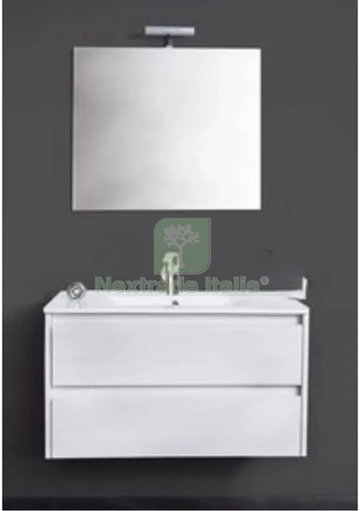 Lavabo x Mobile Bagno Federica CM.90 Bianco Portuna — Accessori bagno — rif. FERX.603080 — foto 2