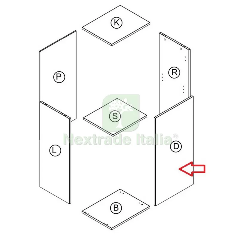Pannello D per Kit Parete Living Bridge Cemento Chiaro 4298 — Cemento, malte e collanti edili — rif. FERX.603194 Pannello D per Kit Parete Living Bridge Cemento Chiaro 4298 — Cemento, malte e collanti edili — rif. FERX.603194