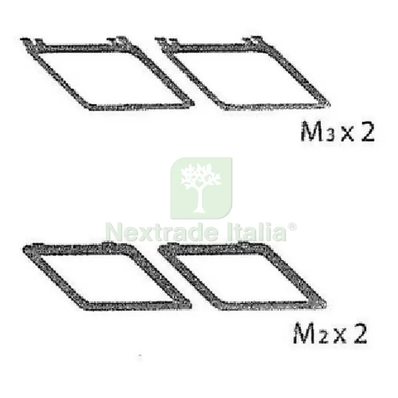 Cornice M2+M3 per Pattumiera 2 Ante CM. 68X37X90H Art Plast — Casalinghi e organizzazione — rif. FERX.603228