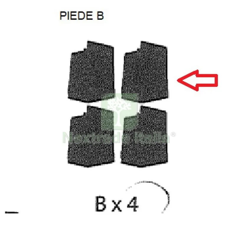 Piedino B per Pattumiera 2 Ante CM. 68X37X90H Art Plast — Casalinghi e organizzazione — rif. FERX.603230 Piedino B per Pattumiera 2 Ante CM. 68X37X90H Art Plast — Casalinghi e organizzazione — rif. FERX.603230