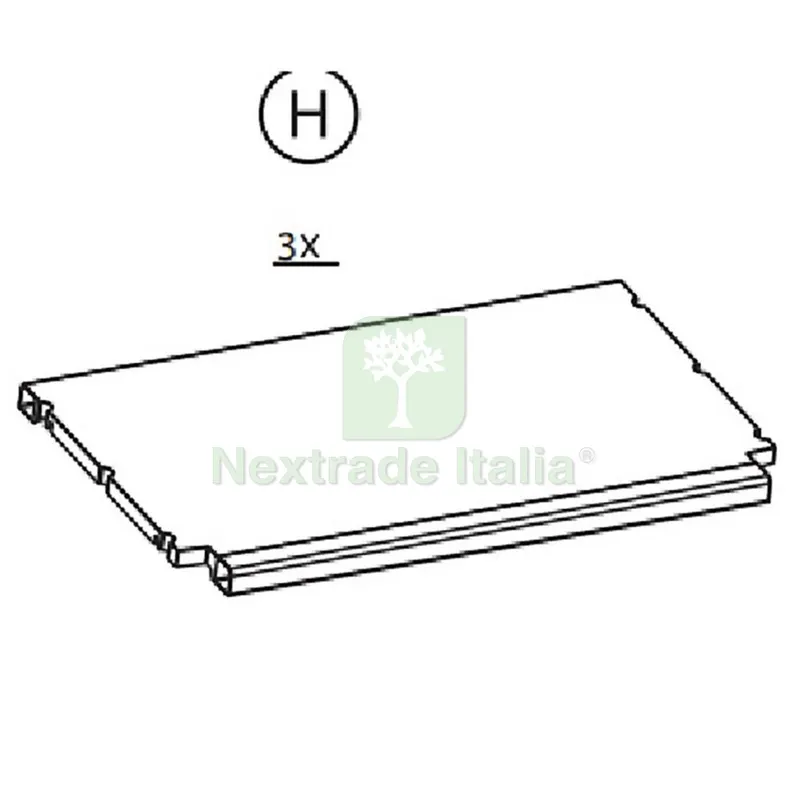 Ripiano H per Armadio Rattan CM.65X45X172H — Arredo — rif. FERX.603297 Ripiano H per Armadio Rattan CM.65X45X172H — Arredo — rif. FERX.603297