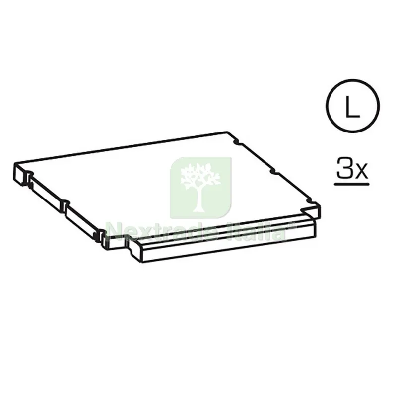 Ripiano L per Armadio Rattan CM.65X45X172H — Arredo — rif. FERX.603299