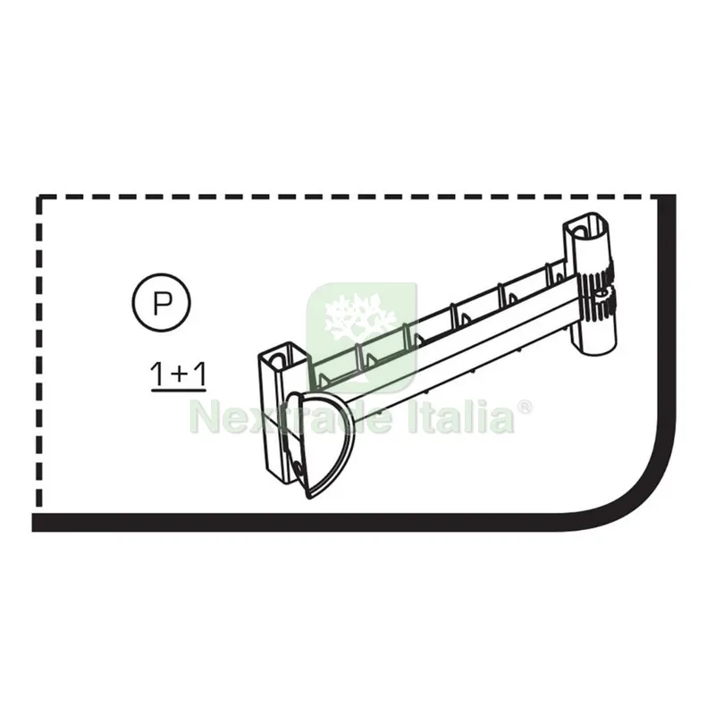 Coppia Maniglie P 1+1 per Armadio Rattan Antracite — Maniglie e pomelli — rif. FERX.603305 Coppia Maniglie P 1+1 per Armadio Rattan Antracite — Maniglie e pomelli — rif. FERX.603305