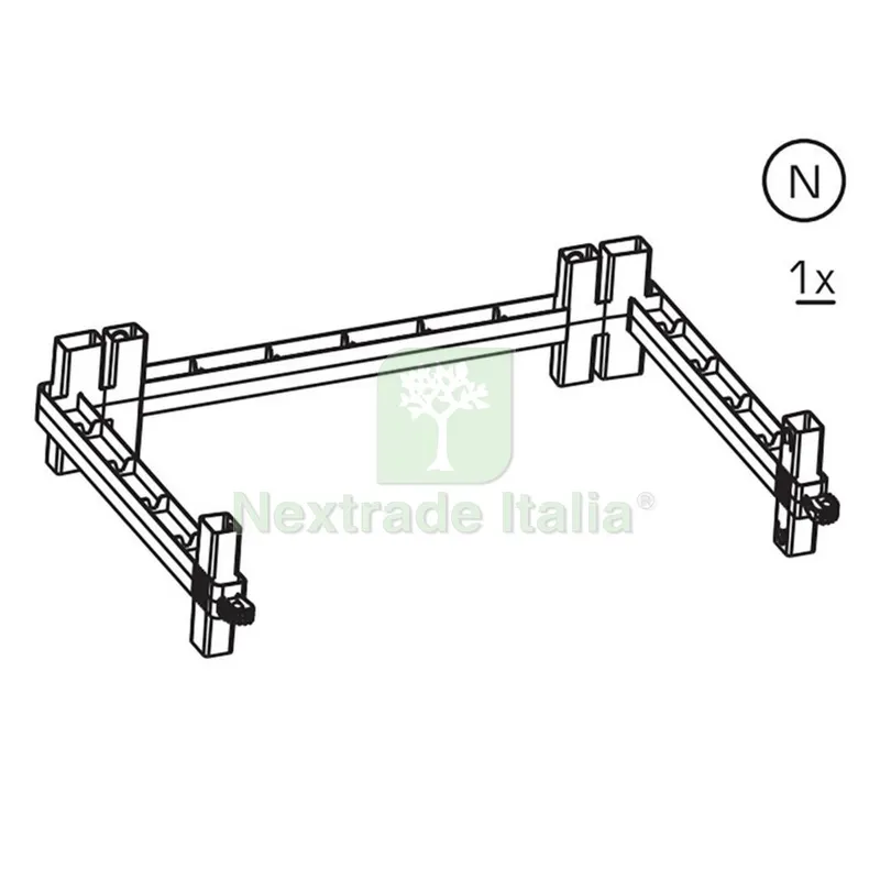 Cintura N per Armadio Rattan Tuttopiani Antracite — Arredo — rif. FERX.603308