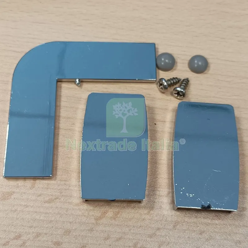ACCESSORI PER PARETE FISSA CRISTALLO TRASPARENTE SERIGRAFATO MM.6CM.74/80LUSSO — Cristalleria e tavola — rif. FERX.603317