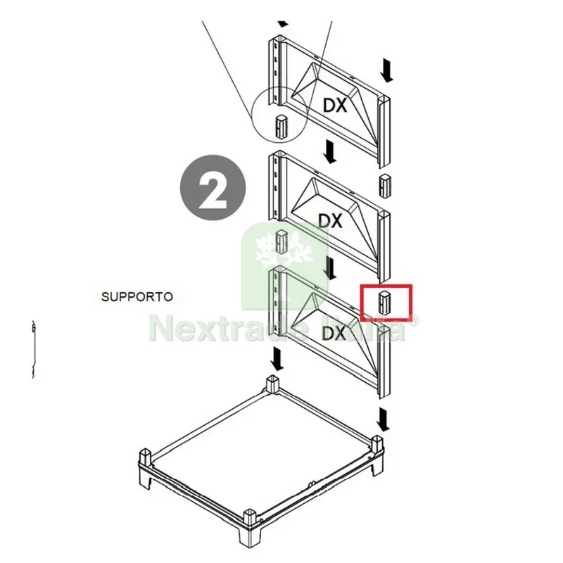 SUPPORTO PER FIANCO LAVATOIO IN RESINA — Serrature e cilindri — rif. FERX.603325 SUPPORTO PER FIANCO LAVATOIO IN RESINA — Serrature e cilindri — rif. FERX.603325