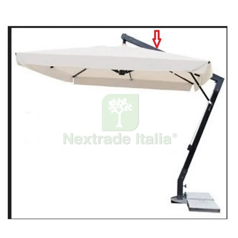 Palo Superiore per Ombrellone Decorato Palo Alluminio Nero 93X93 3X4 MT — Tempo libero outdoor — rif. FERX.603374 Palo Superiore per Ombrellone Decorato Palo Alluminio Nero 93X93 3X4 MT — Tempo libero outdoor — rif. FERX.603374