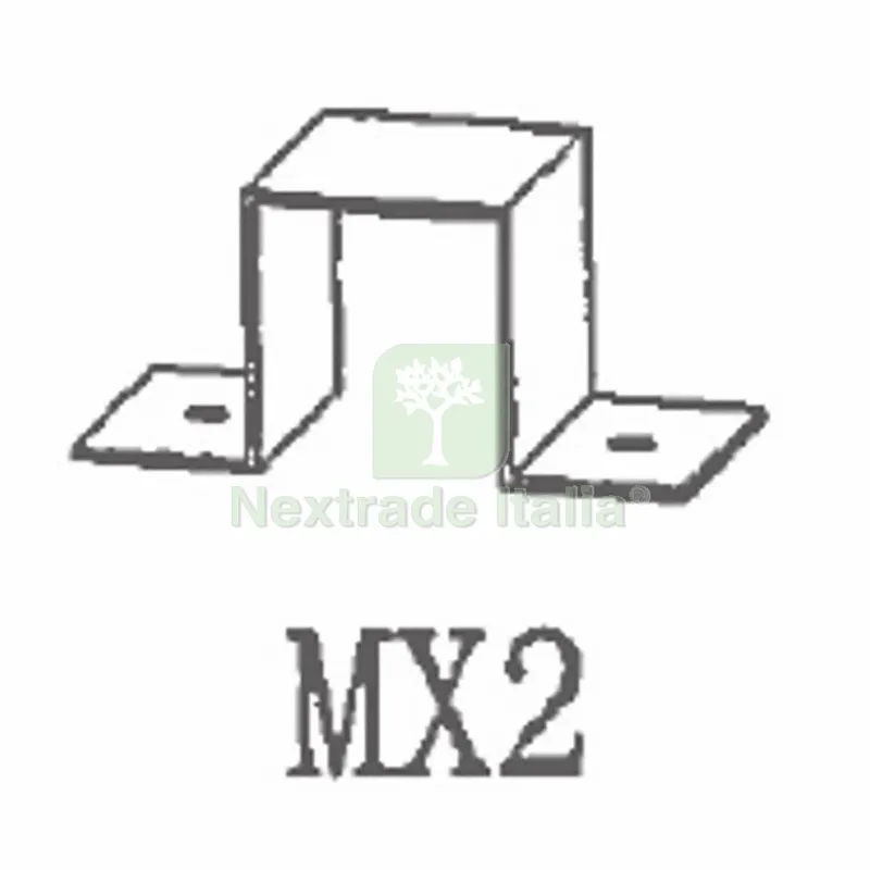 Staffa M per Veranda in Acciaio MT3X2,5 Beige SHG-013-1 — Tempo libero outdoor — rif. FERX.603382