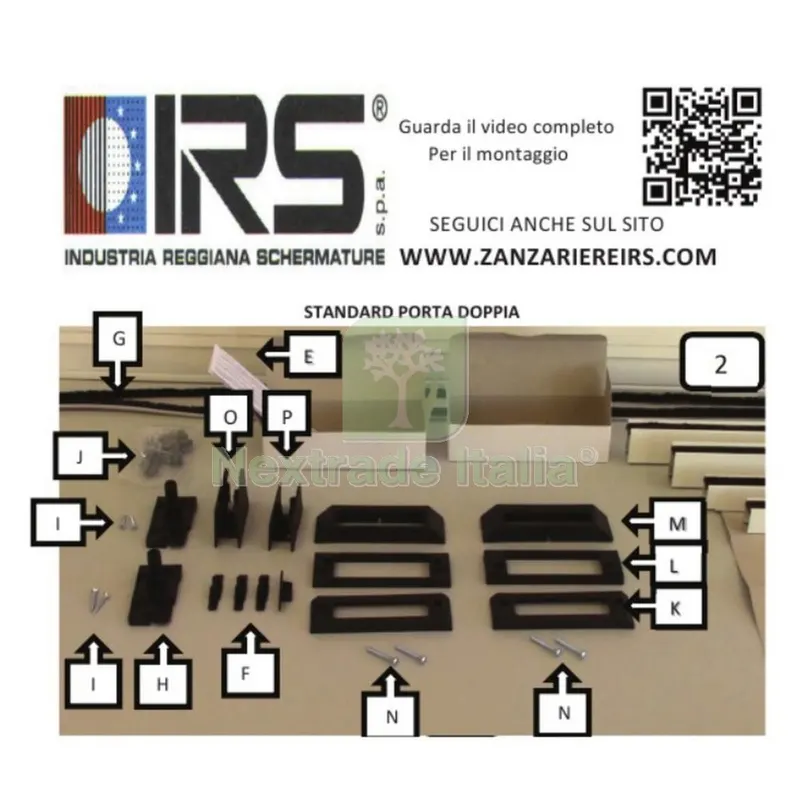 Accessori Montaggio per Zanzariera IRS-CEDOP. CM.60/320X250 MAR.ORIZ — Tende e zanzariere — rif. FERX.603390
