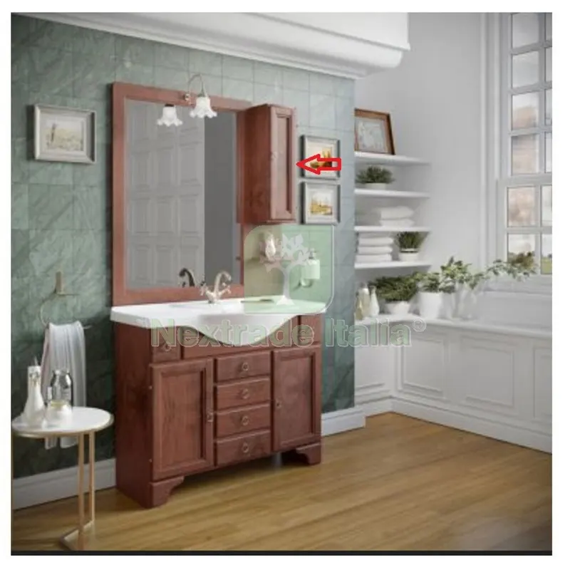 Pensile per Mobile Bagno Arte Povera DORIA105CP Completo con Pensile — Accessori bagno — rif. FERX.603396 Pensile per Mobile Bagno Arte Povera DORIA105CP Completo con Pensile — Accessori bagno — rif. FERX.603396