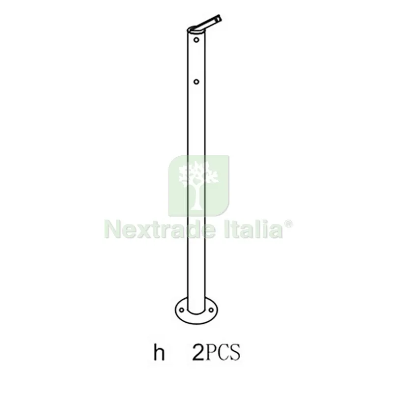 Palo H per Gazebo in Acciaio MT.3X4 Armonia YF-3246 nx1 — Gazebo e strutture giardino — rif. FERX.603458 Palo H per Gazebo in Acciaio MT.3X4 Armonia YF-3246 nx1 — Gazebo e strutture giardino — rif. FERX.603458