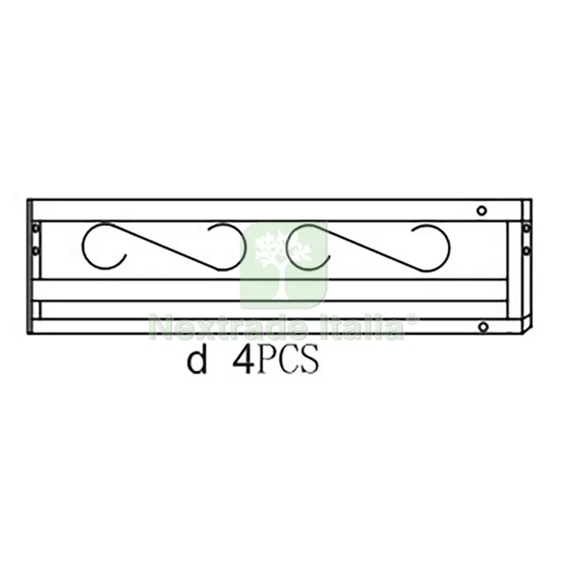 Trave D per Gazebo in Acciaio MT.3X4 Armonia YF-3246 nx1 — Gazebo e strutture giardino — rif. FERX.603460 Trave D per Gazebo in Acciaio MT.3X4 Armonia YF-3246 nx1 — Gazebo e strutture giardino — rif. FERX.603460
