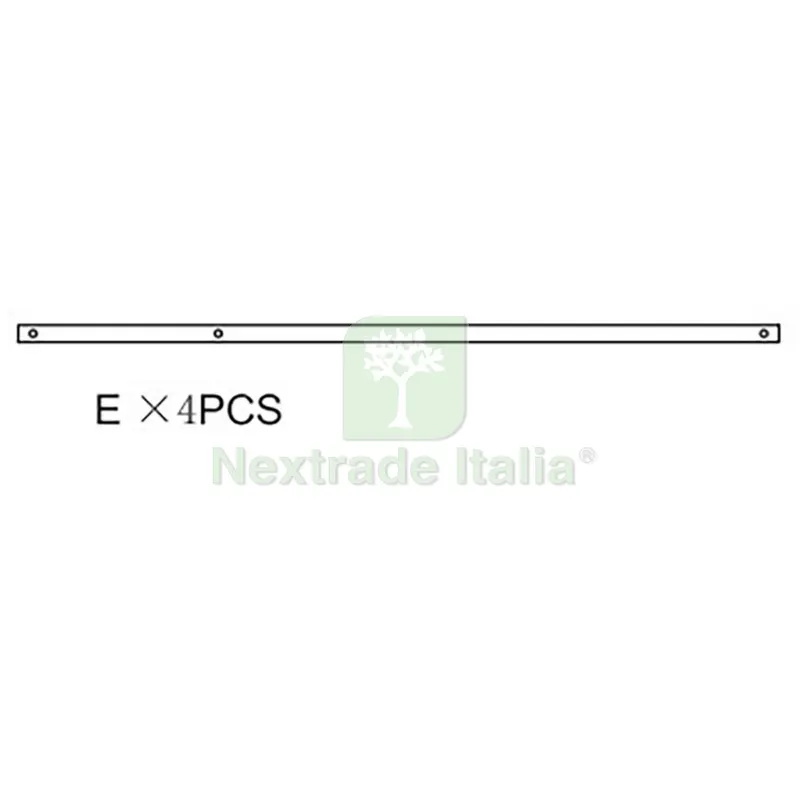 Asta e per Gazebo in Metallo MT.3X3 Decorazione Ecru YF-3133B — Gazebo e strutture giardino — rif. FERX.603465