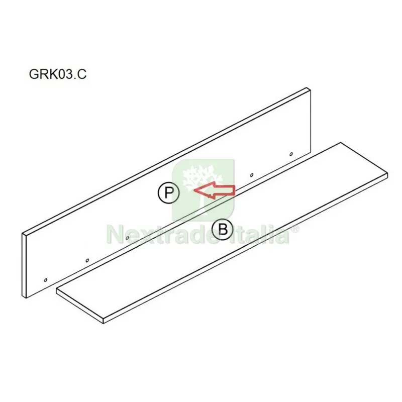 Mensola Pieghevole GRK03.C per Kit Parete Living Bridge 207X170X34 CM Bianco/Bianco Lucido — Arredo — rif. FERX.603488 Mensola Pieghevole GRK03.C per Kit Parete Living Bridge 207X170X34 CM Bianco/Bianco Lucido — Arredo — rif. FERX.603488