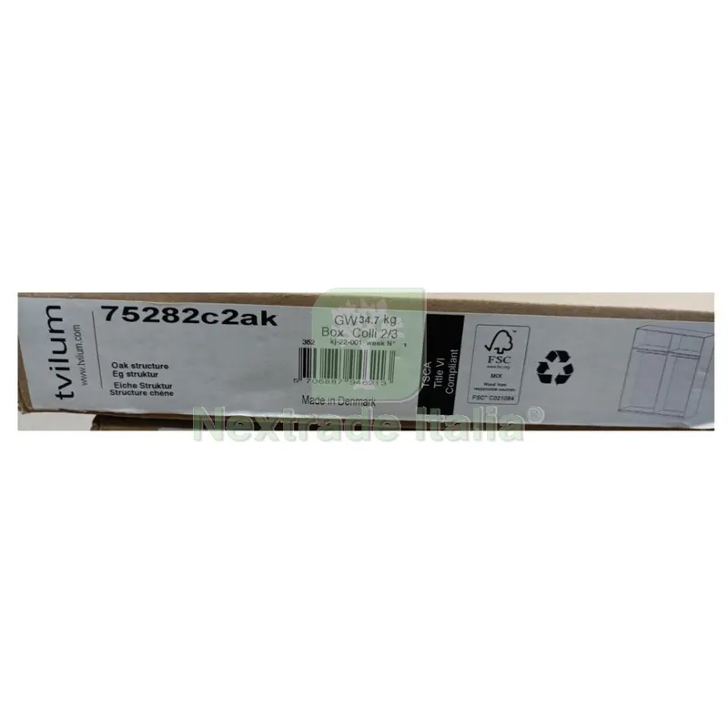 Box 2/3 75282C2AK per Kit Armadio Verona 2 Ante Scorrevoli Rovere CM.182 — Arredo — rif. FERX.603523 Box 2/3 75282C2AK per Kit Armadio Verona 2 Ante Scorrevoli Rovere CM.182 — Arredo — rif. FERX.603523
