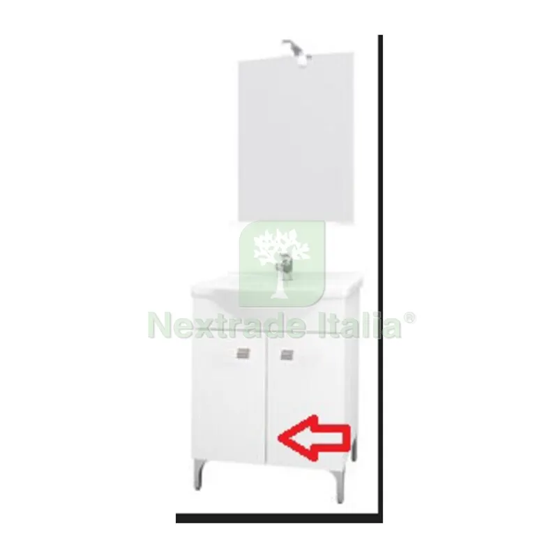 R BASE X MOBILE BAGNO DESY 58 BIANCO — Accessori bagno — rif. FERX.603776 R BASE X MOBILE BAGNO DESY 58 BIANCO — Accessori bagno — rif. FERX.603776