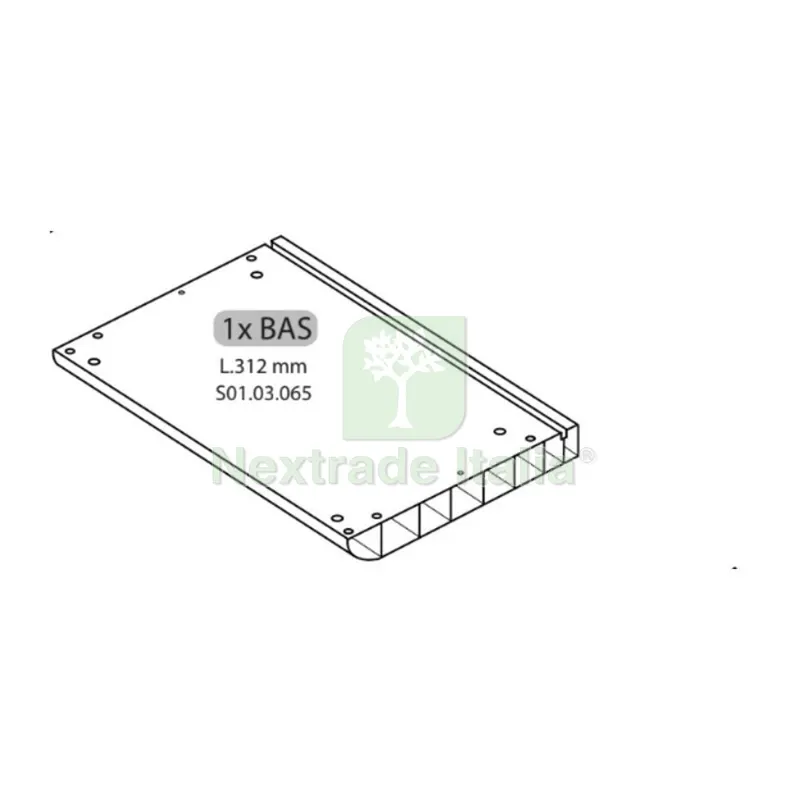ZZ-1XBAS L.312 MM x Armadio Spogliatoio Resina a 1 Posto in Kit con Serrat — Arredo — rif. FERX.603801